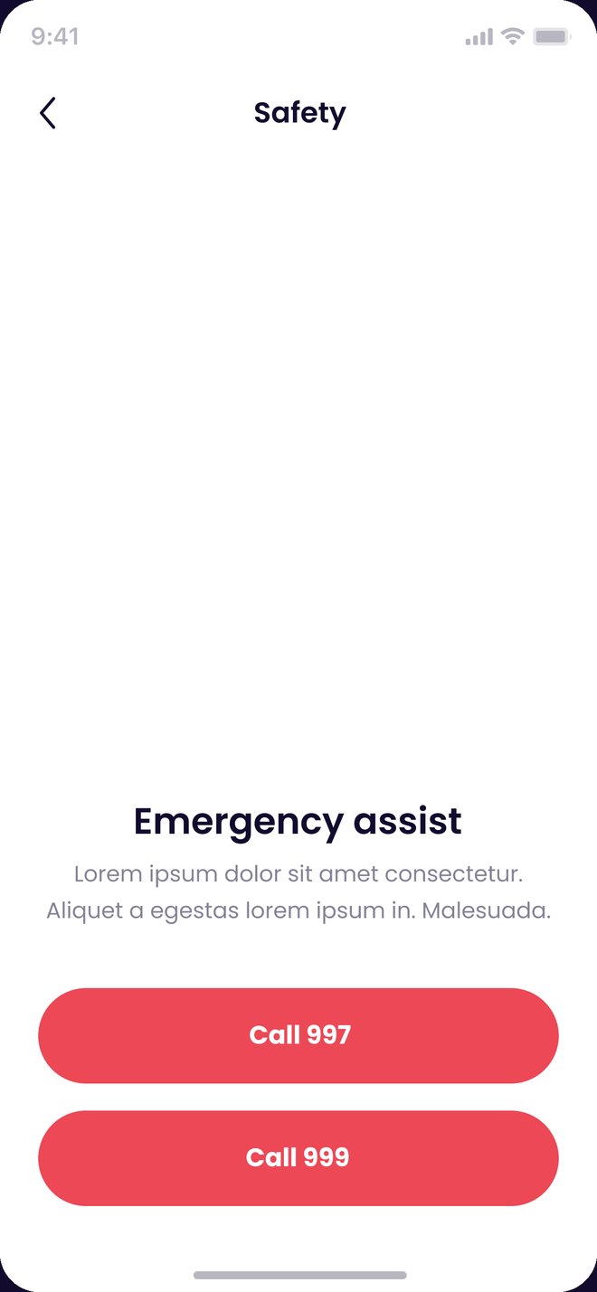 Safety screen