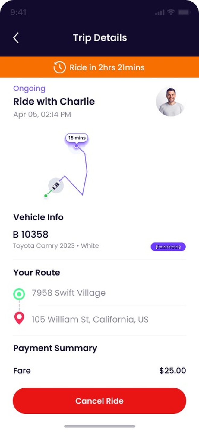 Trip details