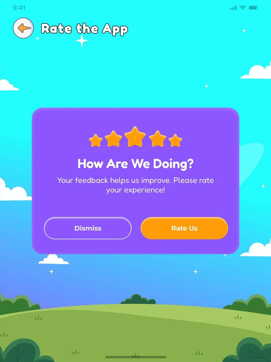 Doodle Meadow Help & Support screen