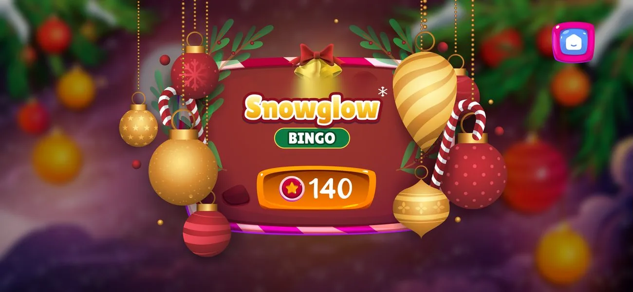 Snowglow Bingo screen