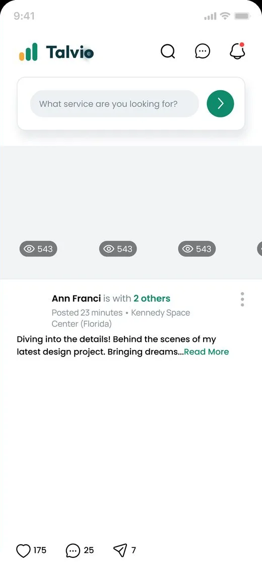 Talvio screen